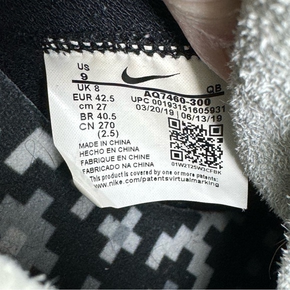 Nike SB Zoom Stefan Janoski Crafted MID Gray Green Sneakers Mens Size 9 - Picture 10 of 10